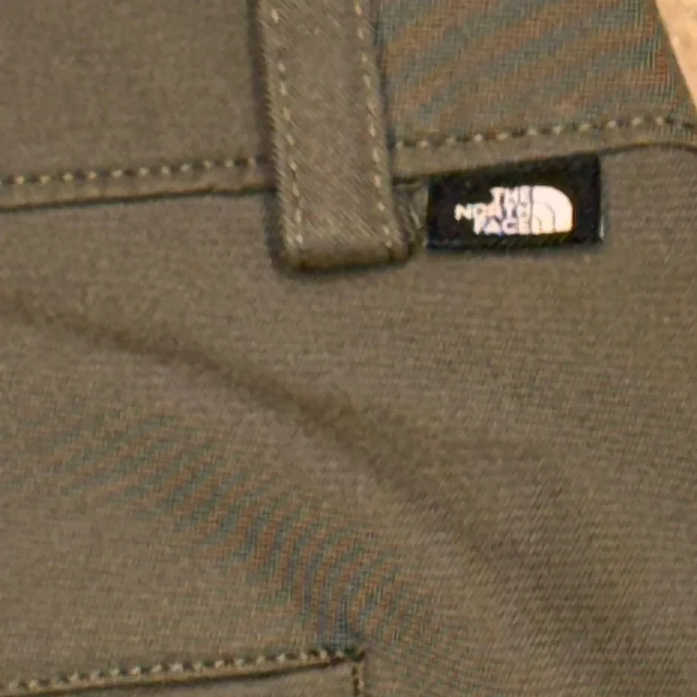 The North Face Mens 36 Regular Olive Green Hiking Outdoor Pants Khaki Trousers